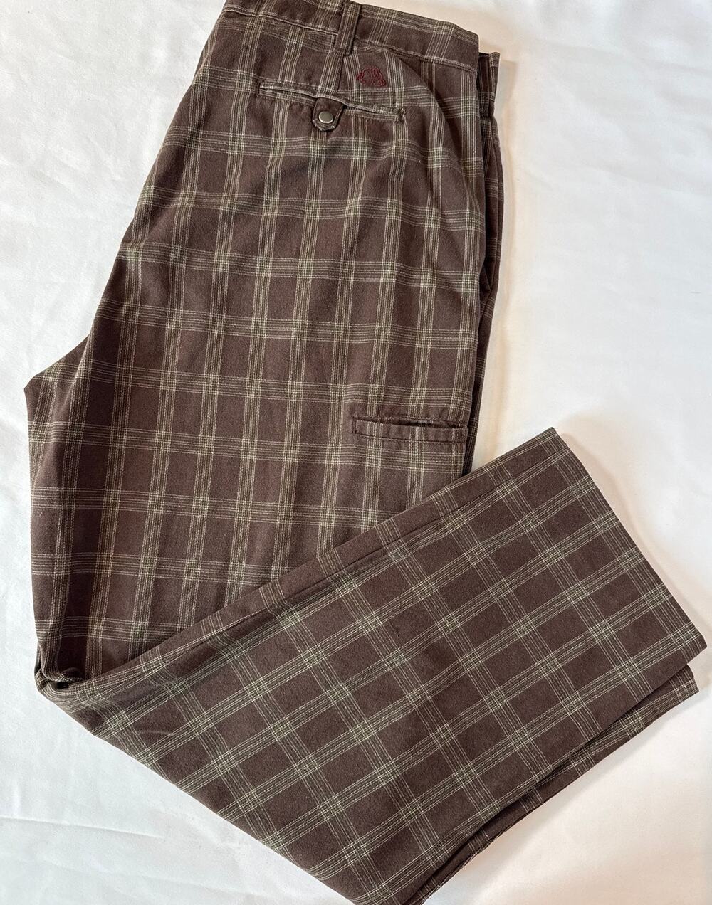 Vintage Fred & Howard “California Groovin” Plaid Trousers 36x30 90s Skate